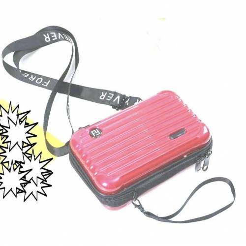 全新可愛行李箱型單肩包/小包