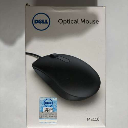 原裝DELL有線滑鼠(有盒)