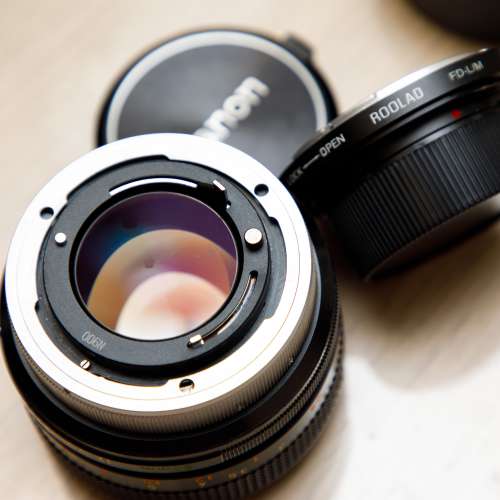 Canon FD 55mm f1.2 SSC 大光圈 連Leica M接環 Nikon Sony 50mm Voigtlander