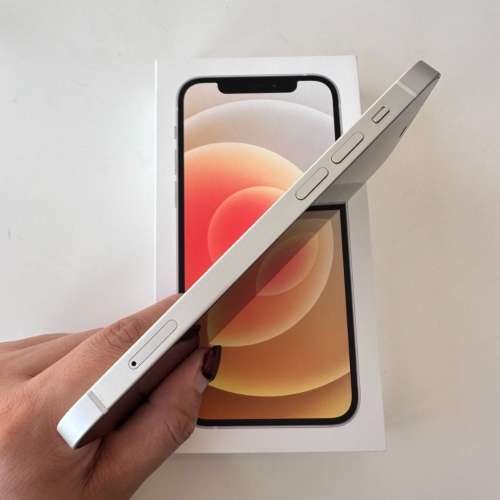iPhone 12 256G 白色🔋88％