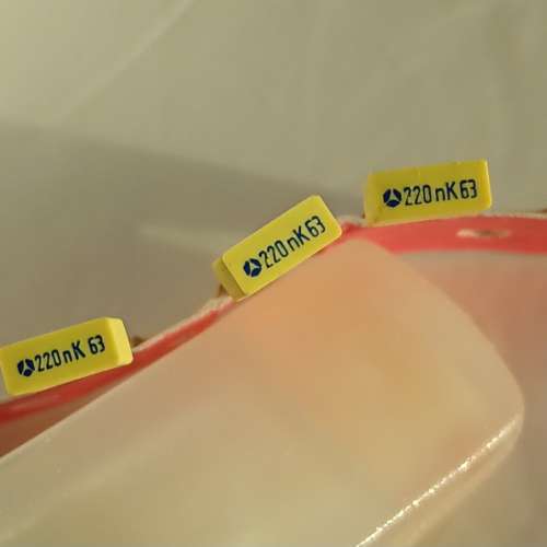 0.22uF63V 歐洲塑料薄膜電容,Film cap.