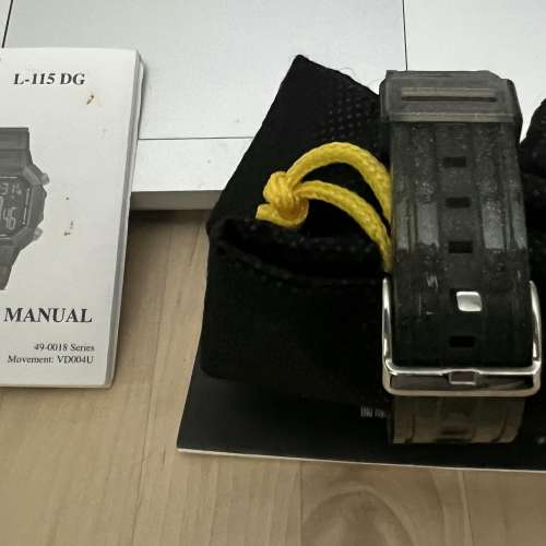 全新 Everlast L-115 DG 灰黑色 運動手錶 (自行換電) 清屋出售 HK$78.00