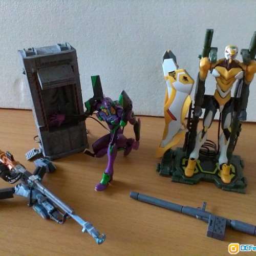 TIGER&BUNY Q版,EVA HCMpro零號機一號機,Gundam MIA Z鐵奧,WING沙漠兵not,star,LEGO...