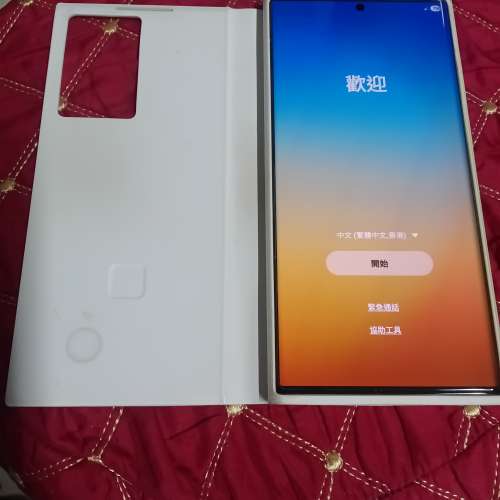 Samsung S22Ultra 白色12／512 跟原裝盒兩個原裝套