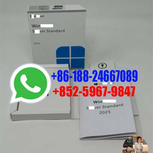 Win Server 2025 Standard License Key Global Online Activation Digital Key Code