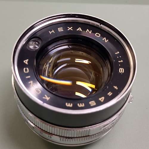 Konica Hexanon 45mm f1.6