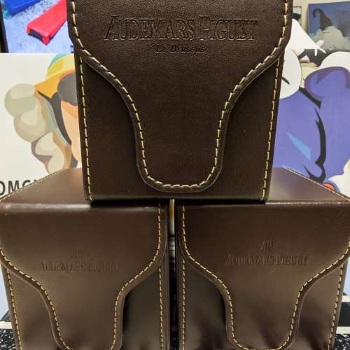 原廠AP愛彼便攜真皮錶盒  Original official gift Audemars Piguet Leather Travel...