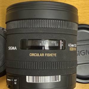 Sigma DC 4.5mm Fisheye F2.8mm ( Canon EF Mount )