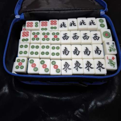 旅遊迷你麻將套裝連墊