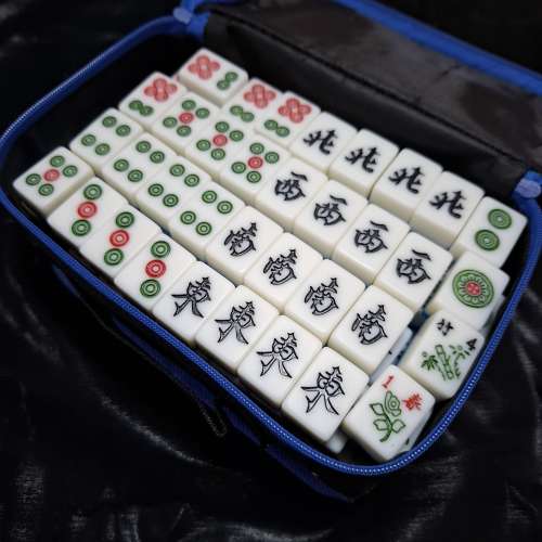 旅遊迷你麻將套裝連墊