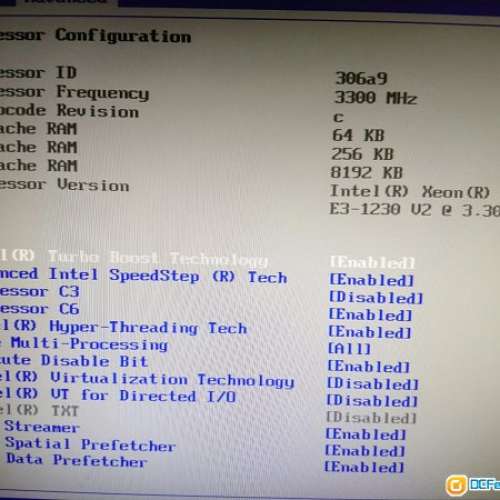 INTEL Server Board set, 伺服器主機板 S1200BTL with CPU & RAM S1200BTL
