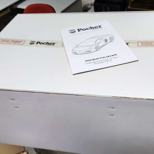 少有全新 1:8 Pocher藍寶堅尼大牛阿文塔多LP700-4合金拼跑車模型