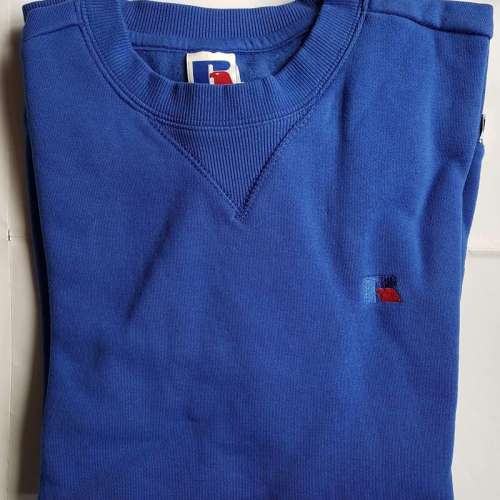 🇺🇸美國經典Russell Athletic 🎯 Heritage🎯系列男裝衛衣 寶藍色 細碼 Not Champi...