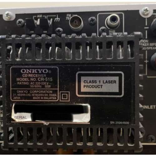 Onkyo CR-515 CD receiver + D-N9BX揚聲器