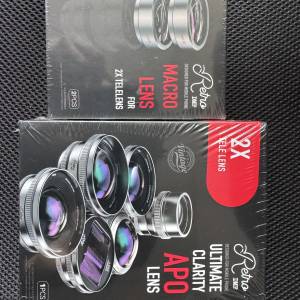 Fotorgear 復古手機鏡頭2x 17mm 2x 微距鏡組 送手機夾
