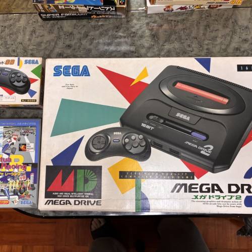 Sega Megadrive 2 + Virtua Racing 立体賽車