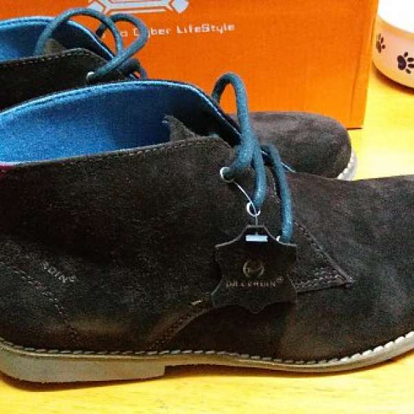 全新 DR.Cardin 猄皮靴 真皮鞋 男女皆可 unisex