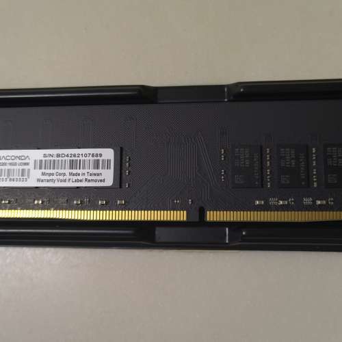 Anacomda DDR4 3200 桌上型電腦記憶體16GB (單條)