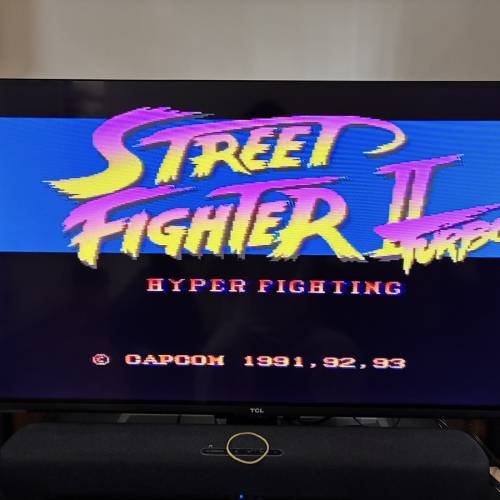 SFC 超任遊戲 Street Fighter II turbo