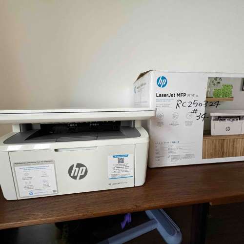 HP LaserJet M141w 無線激光打印機 (90%新) - 碳粉新換有相