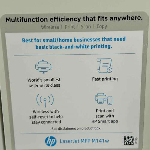 HP LaserJet M141w 無線激光打印機 (90%新) - 碳粉新換有相