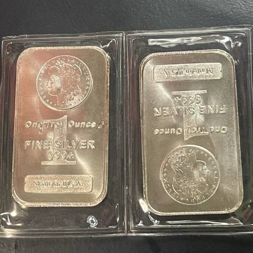 1安士999純銀 銀牌 2塊 共2安士 $1999