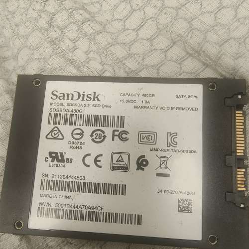 Sandisk SSD PLUS 63.5 mm 480 GB Internal SSD Hard Drive