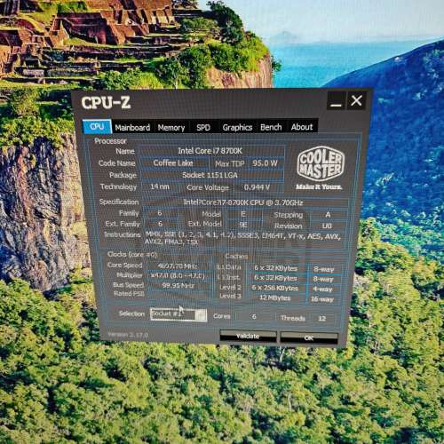 I7 8700K + ROG STRIX Z370-I GAMING + CRYORIG ITX 散熱