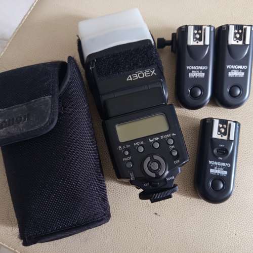 Canon 430ex +3個 Yongnuo 引閃
