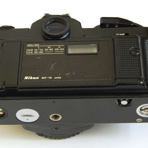 Nikon FE2 Black Body 蜂巢簾快門 with MF-16 Data Back