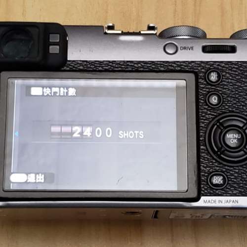 Fujifilm X100T Sliver (富士 x 100t   x100 第3代 銀色 數碼相機) -  快門次數 小...