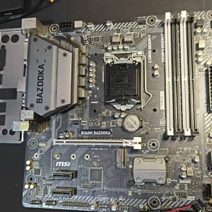 MSI B360M BAZOOKA Micro ATX主版 Socket 1151支援 第8、9代 處理器