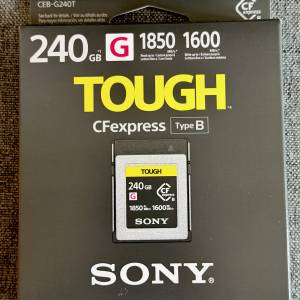 💥全新💥 Sony Tough CEB-G Series CFexpress Type B 記憶卡 240GB [R:1850 W:1600]