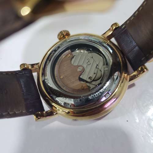 SOLVIL et TITUS 鐵達時 玫瑰金 白金羅馬字面 瑞士製全自動機芯 42.5mm 天長地久 皮...