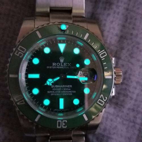 N廠. V10. 玩具Rolex手錶116610LV天花版玩具手錶藍夜光