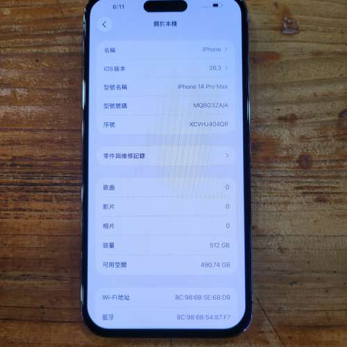 港行 iPhone 14 Pro Max 512GB