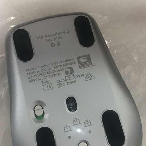 🖱️ LOGITECH MX Anywhere 3 for Mac Mouse Rechargeable Bluetooth USED 羅技 無...