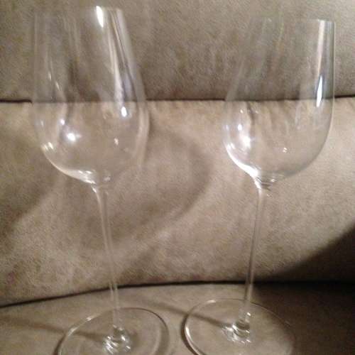 🍷 RONA LEANDROS Sensual Wobbling Bordeaux Wine Glass 2pc NEW 紅酒杯 2只🍷