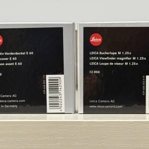 徠卡Leica Front cover E 60 & LEICA Viewfinder magnifier M 1.25x