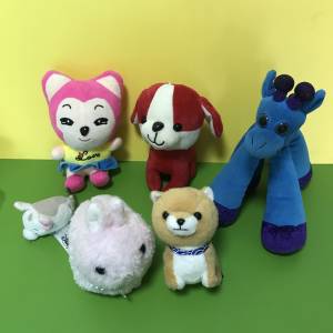 6隻毛公仔