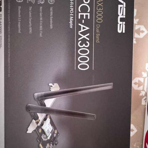 ASUS PCE-AX3000  枱機WiFi 6 /藍芽上網卡