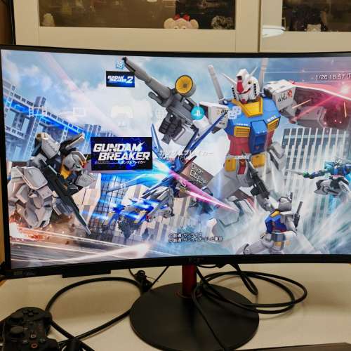 Acer 27吋曲面2K電競顯示器