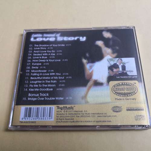 TOP MUSIC - Latin SOUND of LOVE STORY 金碟德版