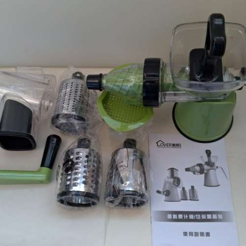 全新Lover奧科手搖搾汁切片切絲器手搖搾汁切片切絲器