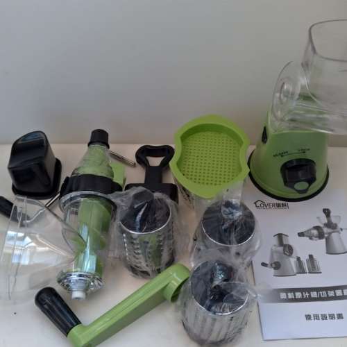 全新Lover奧科手搖搾汁切片切絲器手搖搾汁切片切絲器