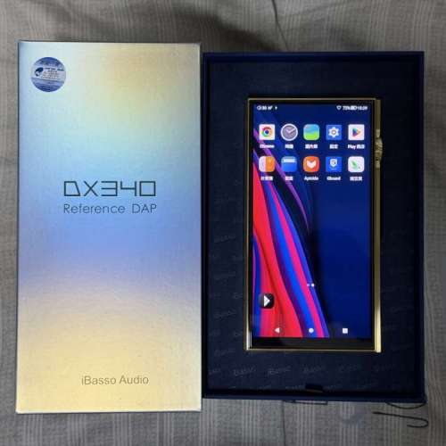 極新長保 iBasso DX340 GOLD 黃金限量版 + AMP17