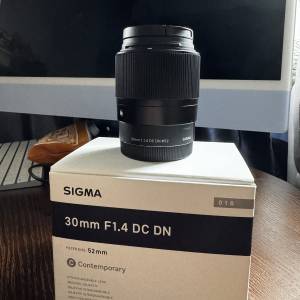 [行貨 有保養] Sigma 30mm F1.4 E-mount