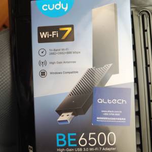Cudy WU6500 BE6500 三頻 WiFi 7 USB 轉接器