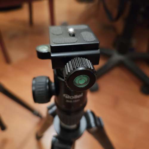 RoIIie 8X  碳纖腳架 連 原裝快拆波頭