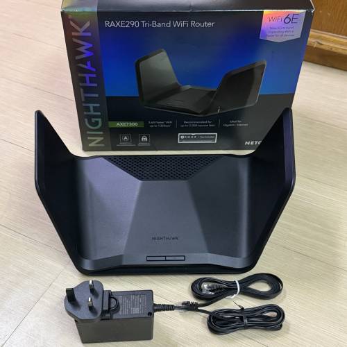Netgear RAXE290 Nighthawk AXE7300 三頻 WiFi 6E Router (6Ghz / 5Ghz / 2.4Ghz W...